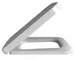 Villeroy & Boch Architectura WC-Sitz mit Softclosing, Badkeramik, wei&szlig; alpin