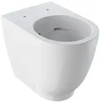Geberit Acanto Tiefsp&uuml;l-Stand-WC ohne Sp&uuml;lrand, wandb&uuml;ndig, erh&ouml;ht,...