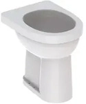 Geberit Renova Comfort Stand-WC Flachsp&uuml;ler, barrierefrei, Abgang vertikal