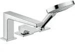 hansgrohe Metropol 3-Loch Einhebel-Wannenrandmischer mit Hebelgriff 32550000,