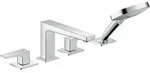 hansgrohe Metropol 4-Loch Wannenrandarmatur mit Hebelgriff, Badarmaturen, 32552000,