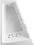 Duravit Paiova Whirlwanne 170 x 130 cm mit Combi-System E, R&uuml;ckenschr&auml;ge links,