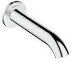 AXOR Uno Wanneneinlauf mit gebogenem Auslauf, Badarmaturen, 38411820, brushed nickel