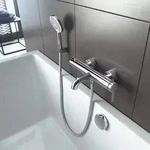 Duravit C.1 Einhebel-Wannenmischer Aufputz C15230000010, Badarmaturen, chrom