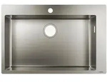 hansgrohe S711-F660 Einbausp&uuml;le 660, K&uuml;chensp&uuml;len, 43302800, edelstahl