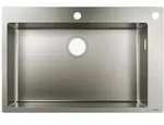 hansgrohe S712-F660 Einbausp&uuml;le 660, K&uuml;chensp&uuml;len, 43308800, edelstahl