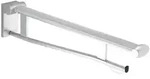 Keuco Plan Care St&uuml;tzklappgriff WC 70 cm 34903010737, Accessoires, verchromt/wei&szlig;