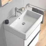 Duravit Vero Air M&ouml;belwaschtisch mit 1 Hahnloch 60 x 47 cm, mit &Uuml;berlauf,