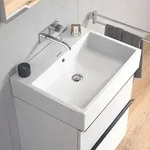 Duravit Vero Air M&ouml;belwaschtisch ohne Hahnloch 60 x 47 cm, mit &Uuml;berlauf,
