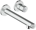 AXOR Uno Select Waschtischmischer Unterputz f&uuml;r Wandmontage, Ausladung 22 cm,