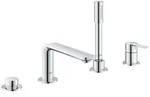 GROHE Lineare Neu 4-Loch Einhand-Wannenkombination 19577001, Badarmaturen, chrom