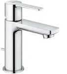 GROHE Lineare New Einhand-Waschtischbatterie XS-SIZE mit Zugstangen-Ablaufgarnitur,