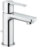 GROHE Lineare Neu Einhand-Waschtischbatterie XS-Size mit Zugstangen-Ablaufgarnitur,