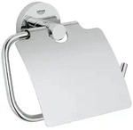 GROHE Essentials WC Papierhalter mit Deckel 40367001, Accessoires, chrom