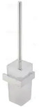Steinberg Serie 460 B&uuml;rstengarnitur mit Glas wei&szlig;, Accessoires, chrom