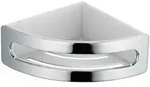 Keuco Elegance Neu Eckschwammkorb 11657010000, Accessoires, chrom/wei&szlig;