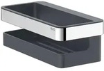 Keuco Moll Duschkorb, ohne Glasabzieher, Accessoires, 12758010001, chrom anthrazit