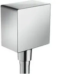 hansgrohe Fixfit Schlauchanschluss mit R&uuml;ckverhinderer und Kunststoffwinkel
