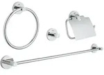 GROHE Essentials Bad-Set 4 in 1 40776001, Accessoires, chrom