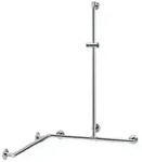 Keuco Plan Care Duschhandlauf mit Brausestange 90 x 110 cm, Accessoires,...