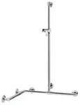 Keuco Plan Care Duschhandlauf mit Brausestange, Accessoires, 34915019911, chrom