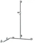 Keuco Plan Care Duschhandlauf mit Brausestange 90 x 110 cm, Accessoires,...
