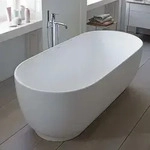 Duravit Luv Badewanne freistehend 180 x 85 cm, mit &Uuml;berlauf, Badewannen,