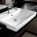 Villeroy & Boch Avento Vorbauwaschtisch 55 x 44 cm, mit &Uuml;berlauf, Badkeramik,