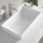 Duravit DuraSquare Aufsatzbecken ohne Hahnloch 60 x 34,5 cm 2355600000, Badkeramik,