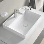 Duravit DuraSquare Aufsatzbecken mit Hahnloch 60 x 47 cm 2354600041, Badkeramik,