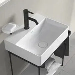 Duravit DuraSquare Handwaschbecken mit Hahnloch 45 x 35 cm, Badkeramik, 0732450041,