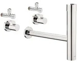 hansgrohe Flowstar Set mit Eckventil & Schuber, Art. 52120000, Montagezubeh&ouml;r, chrom