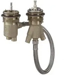 hansgrohe Grundset zu 2-Loch-Thermostat Wannenrandmontage, Badarmaturen,...