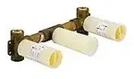hansgrohe Grundk&ouml;rper f&uuml;r 3-Loch-Waschtisch-Wandarmatur, Badarmaturen,