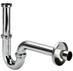 Viega Plus-Siphon R&ouml;hrengeruchsverschluss 101572, Montagezubeh&ouml;r, chrom