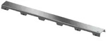 TECE TECEdrainline Designrost steel II f&uuml;r Duschrinne gerade 90 cm geb&uuml;rstet,