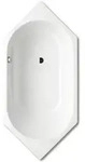 Kaldewei Vaio 6 Sechseckbadewanne 958 &Uuml;berlaufloch gegen&uuml;berliegend,...
