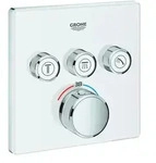 GROHE Grohtherm SmartControl Thermostat Fertigmontageset mit 3 Absperrventilen,