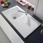 Villeroy & Boch Architectura 50 Einbausp&uuml;le, Ablaufgarnitur mit Handbet&auml;tigung,