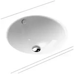 Kaldewei CLASSIC Unterbauwaschtisch 3182, &Oslash; 42 cm 910006113001, Badkeramik,