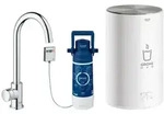 GROHE Red Mono Standventil und Boiler Gr&ouml;&szlig;e M, K&uuml;chenarmaturen, 30085001, chrom