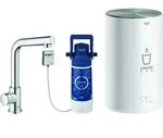 GROHE Red Mono Standventil und Boiler Gr&ouml;&szlig;e M, Standventil mit L-Auslauf,