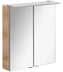 Fackelmann B.perfekt LED Spiegelschrank 60 cm, Badm&ouml;bel, 84102,