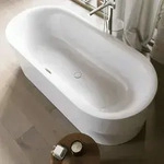 Bette LUX Oval Silhouette freistehende Badewanne 170 x 75 cm, Badewannen,