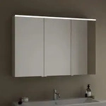 burgbad Eqio Spiegelschrank mit LED-Aufsatzleuchte 120 cm Links SPGS120-L-F2009,