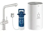 GROHE Red Duo Armatur und Boiler Gr&ouml;&szlig;e M, Armatur mit L-Auslauf,...