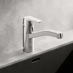 Hansa HANSAPOLO Sp&uuml;ltisch-Einhand-Einlochbatterie DN15, K&uuml;chenarmaturen, 51482293,