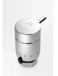 Oventrop Design Thermostat pinox H, Heizung, 1012165, chrom
