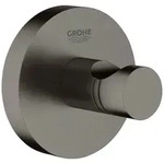 GROHE Essentials Bademantelhaken 40364001, Accessoires, hard graphite geb&uuml;rstet
