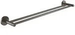 GROHE Essentials Doppel-Badetuchhalter, Accessoires, 40802AL1, hard graphite